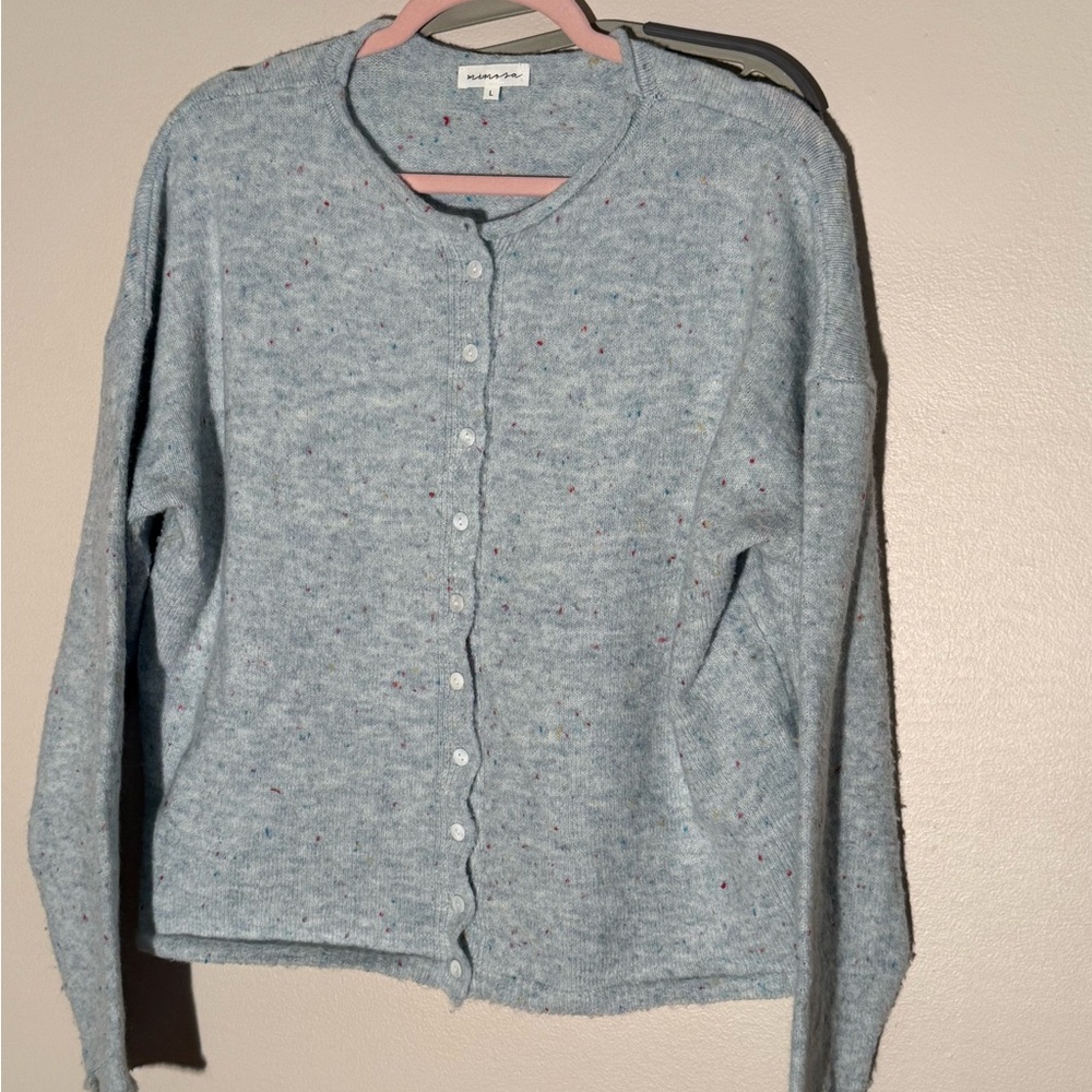 Speckled Blue Cardigan
